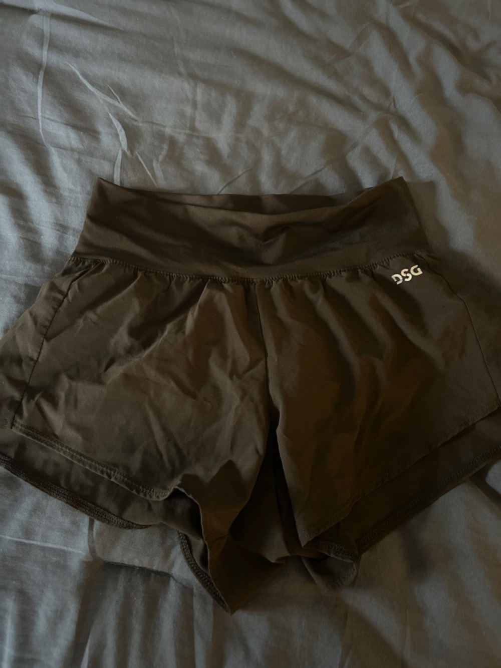 DSG Black Kids Athletic Shorts with Wide Waistband